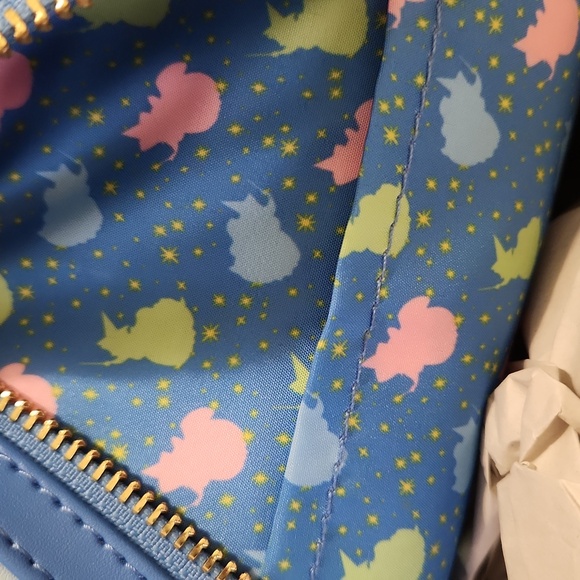 Sleeping beauty fairy godmother loungefly backpack and pin nwt - Picture 5 of 5